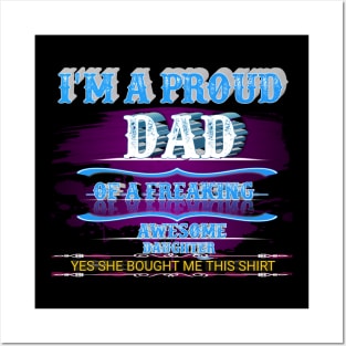 perfect gift for fathers day 4D Posters and Art